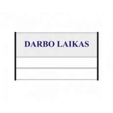 Lentelė Darbo laikas,...