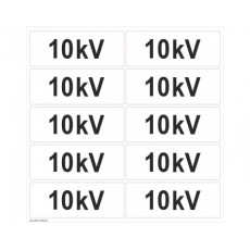 Ženklas Itampa 0,10 kV,...