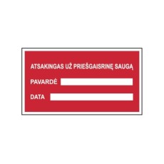 Ženklas Atsakingas už...
