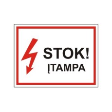 Ženklas Stok! Įtampa,...